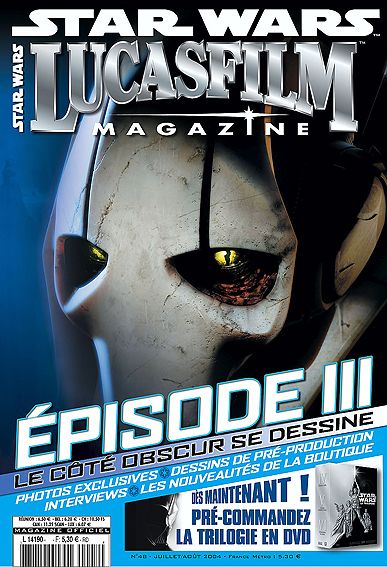 LUCASFILM STAR WARS magazine cover Issue 48 July/August 2004