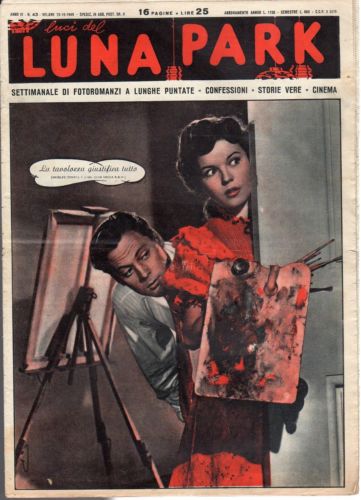 LUNA PARK magazine side cover Issue 43  1949