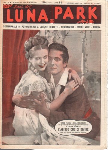 LUNA PARK magazine side cover Issue 41  1950