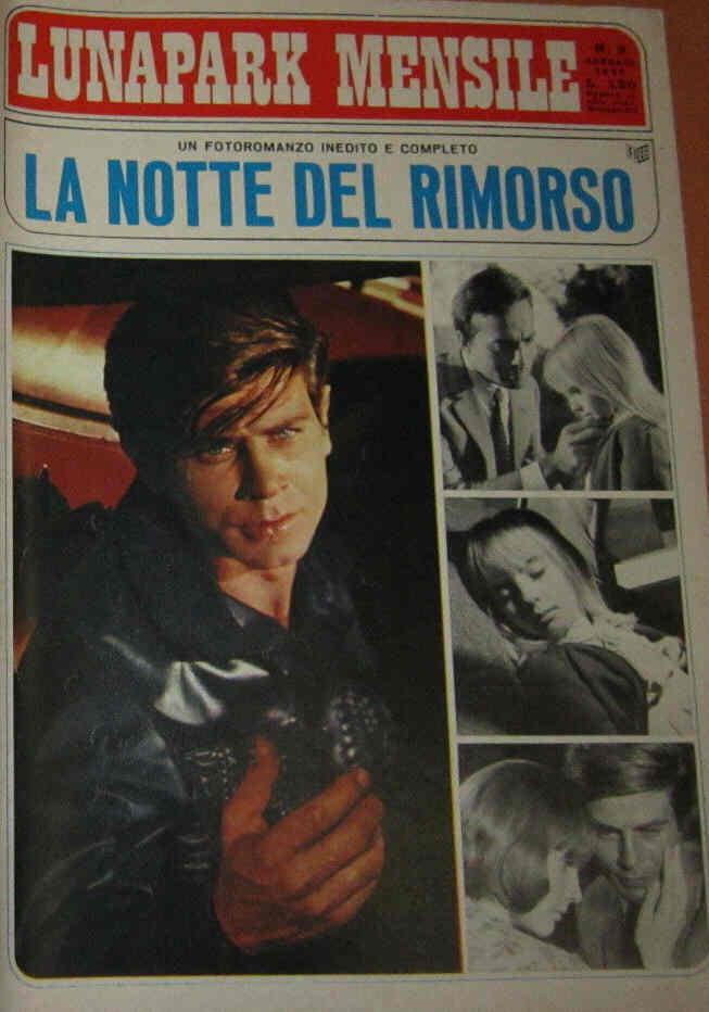 LUNAPARK MENSILE magazine side cover Issue 8 January 1967