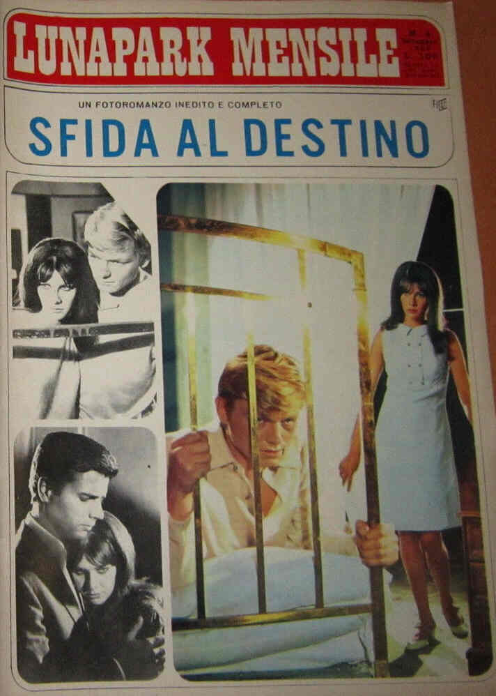 LUNAPARK MENSILE magazine side cover Issue 4  1966