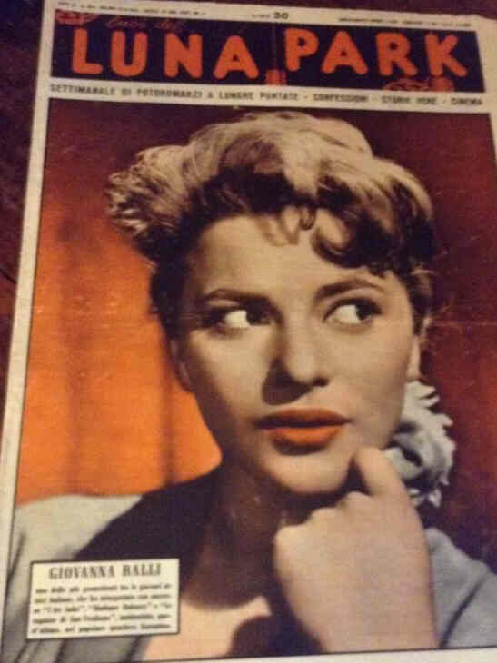 LUNA PARK magazine side cover Issue 34   1954