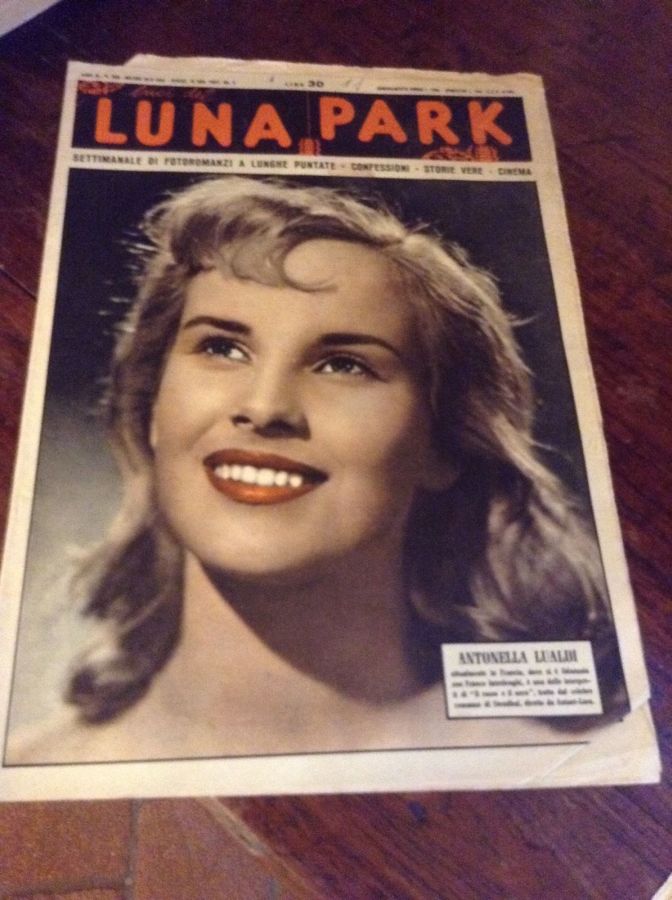 LUNA PARK magazine side cover Issue 35   1954