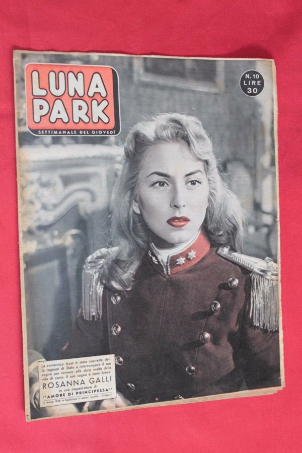LUNA PARK magazine side cover Issue 10 4 March 1956