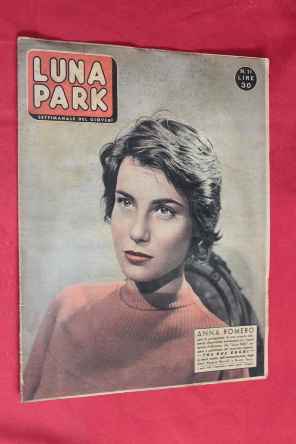 LUNA PARK magazine side cover Issue 11 31 March 1956