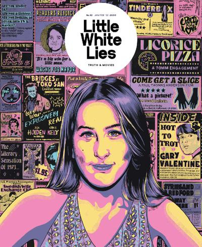 LITTLE WHITE LIES magazine side cover Issue 92  January/February 2022