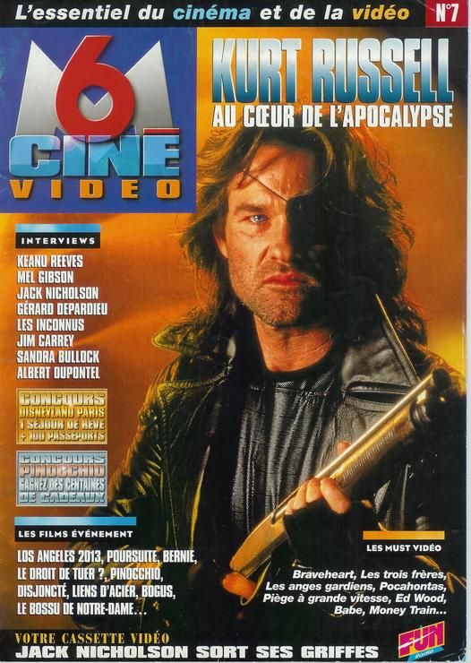 M6 CINE VIDEO magazine side cover Issue 7  1996