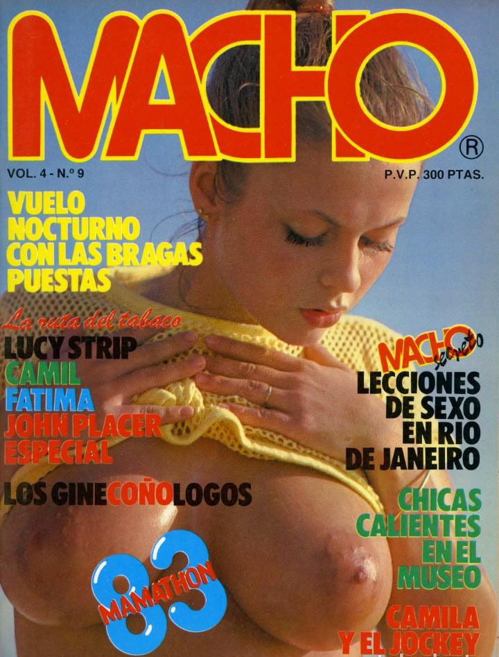 MACHO magazine side cover  Vol 4 No  9   1983