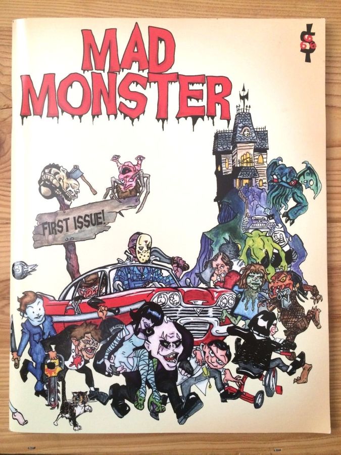 MAD MONSTER magazine side cover Issue 1  2011