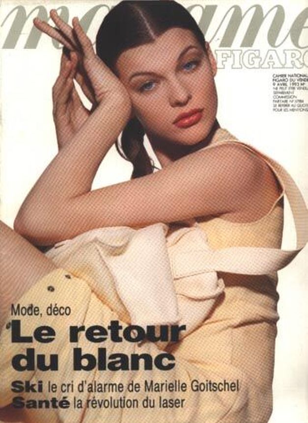 MADAME FIGARO FRANCE magazine side cover  April 1993