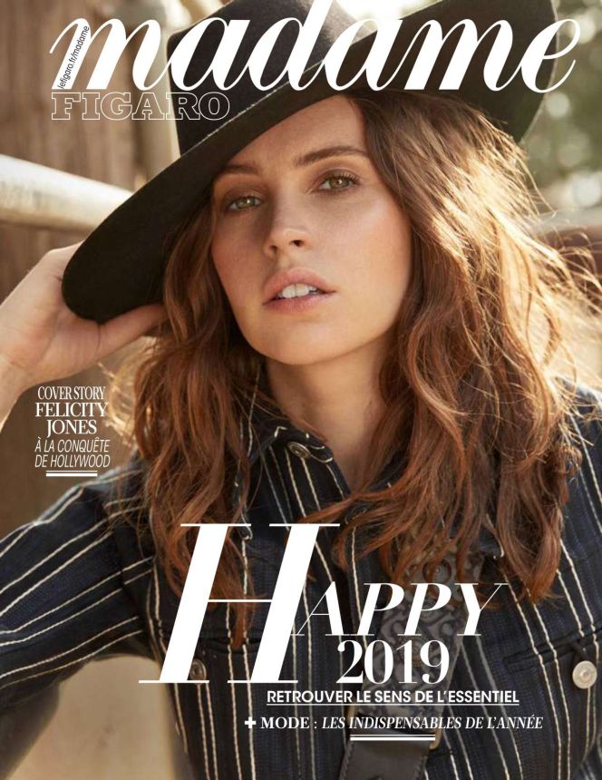 MADAME FIGARO FRANCE magazine side cover  December 2018
