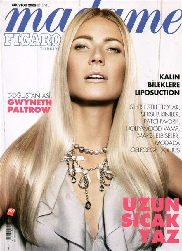 MADAME FIGARO TURKEY magazine cover  August 2008