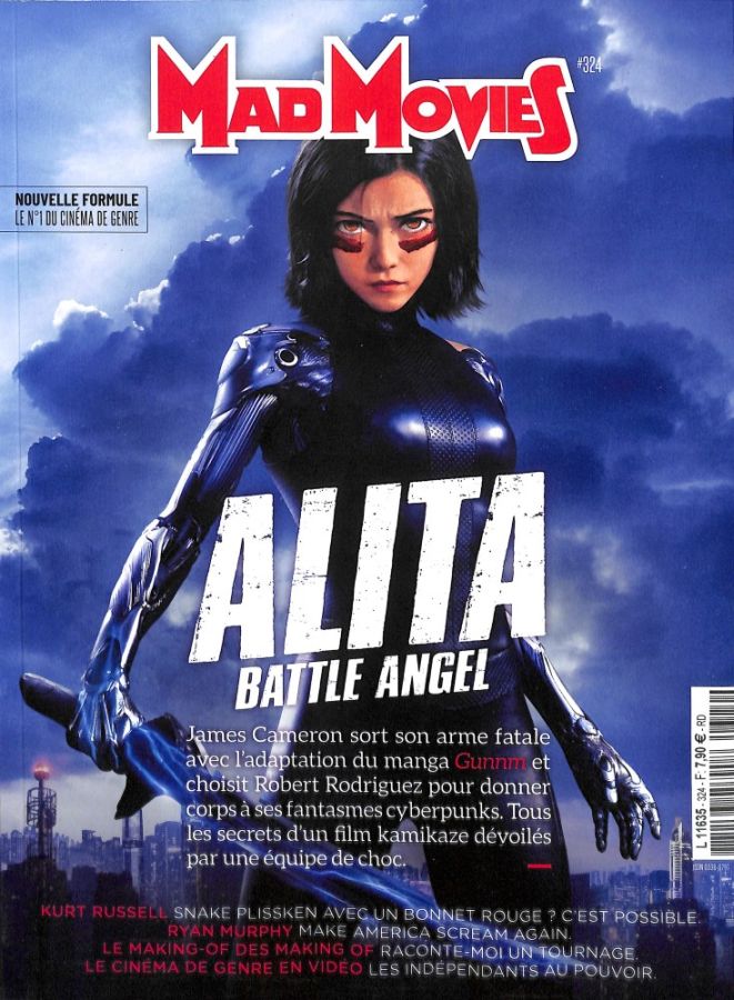 MAD MOVIES magazine side cover Issue 324  December 2018