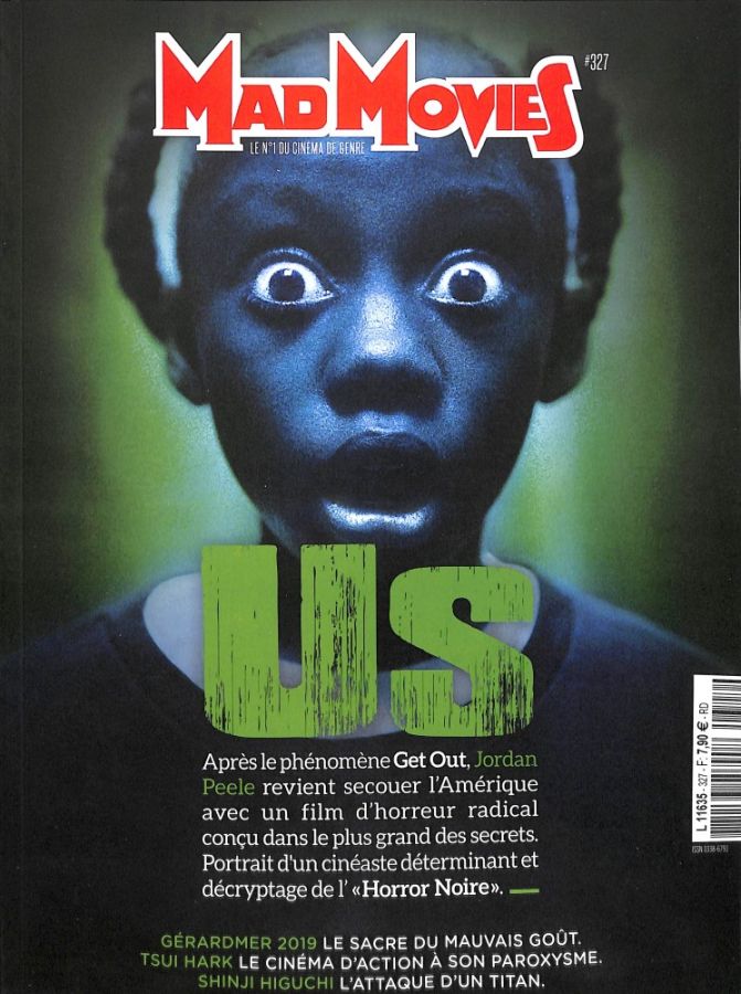 MAD MOVIES magazine side cover Issue 327  March 2019