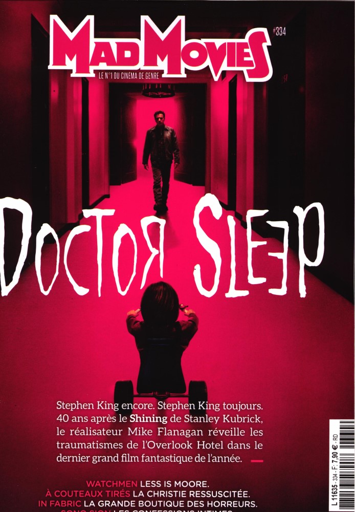 MAD MOVIES magazine side cover Issue 334  November 2019