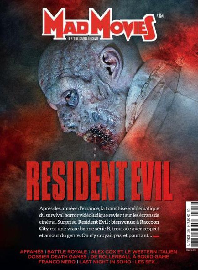 MAD MOVIES magazine side cover Issue 354  November 2021