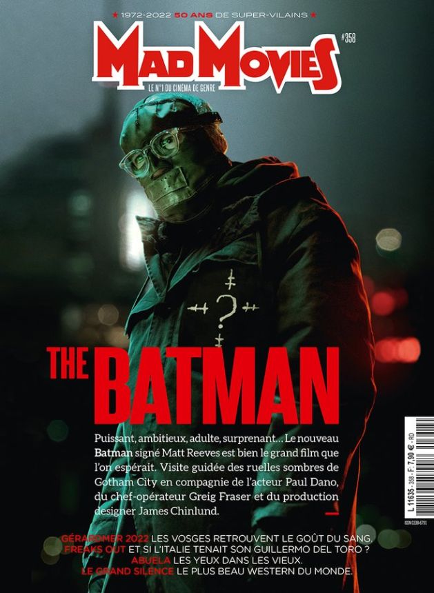 MAD MOVIES magazine side cover Issue 358  March 2022