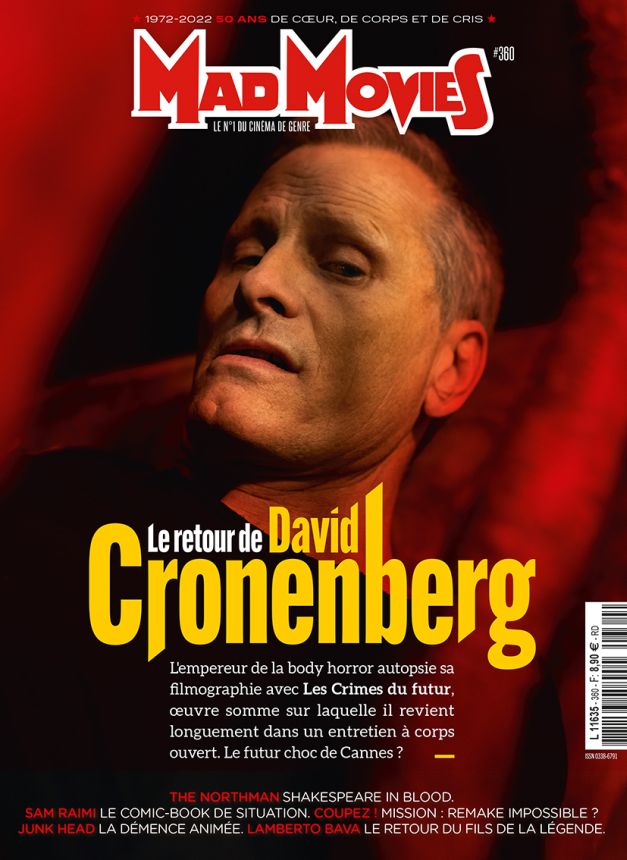 MAD MOVIES magazine side cover Issue 360  May 2022