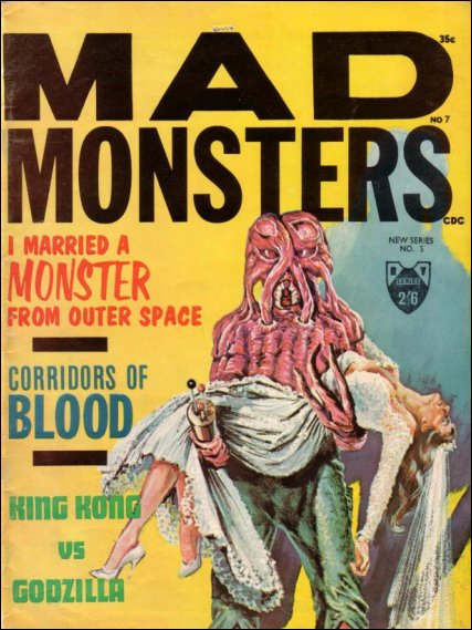 MAD MONSTERS magazine cover Issue 7  