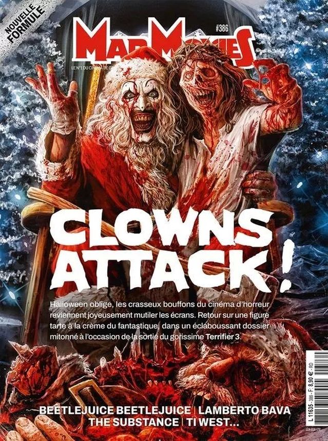 MAD MOVIES magazine side cover Issue 386  October 2024
