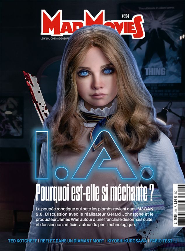MAD MOVIES magazine side cover Issue 394  June 2025