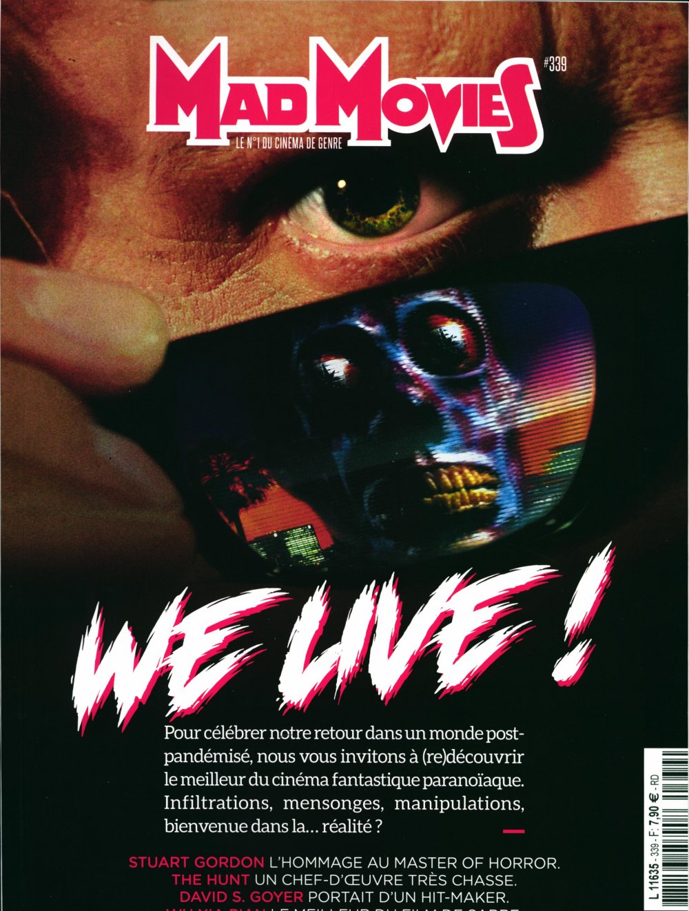 MAD MOVIES magazine side cover Issue 339  July 2020