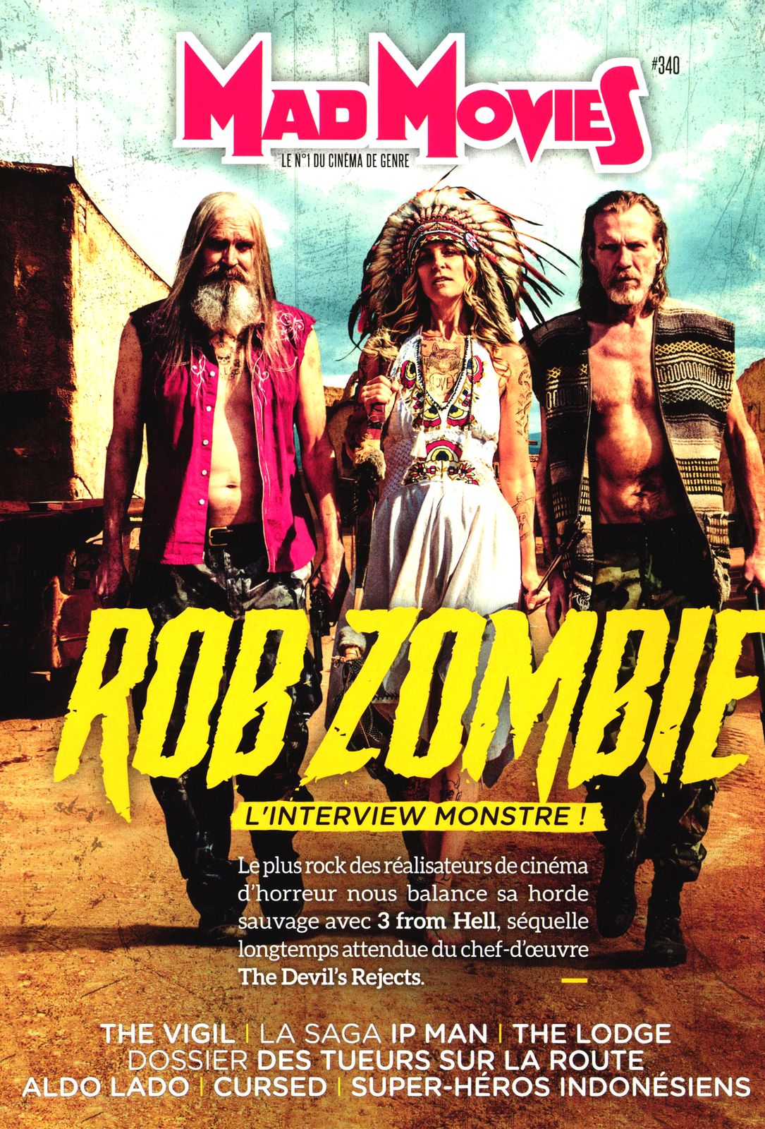 MAD MOVIES magazine side cover Issue 340  August 2020