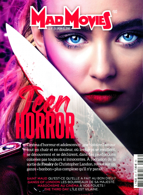MAD MOVIES magazine side cover Issue 343  November 2020