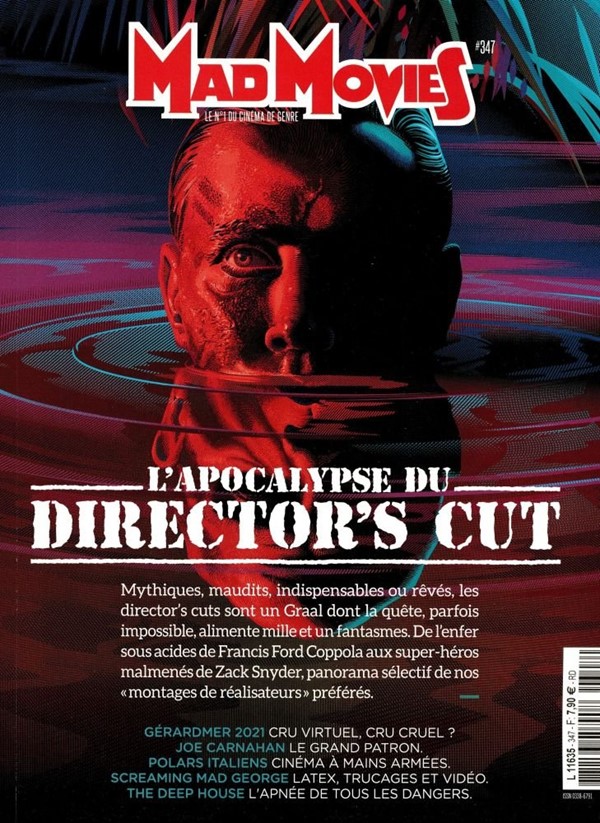 MAD MOVIES magazine side cover Issue 347  March 2021