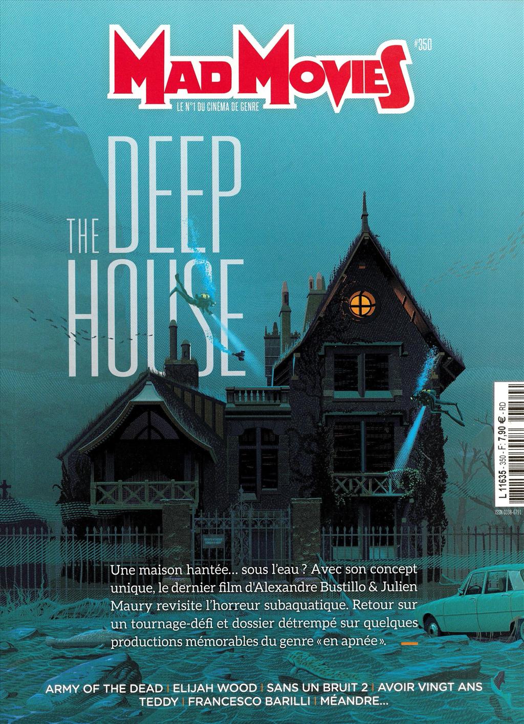 MAD MOVIES magazine side cover Issue 350  June 2021