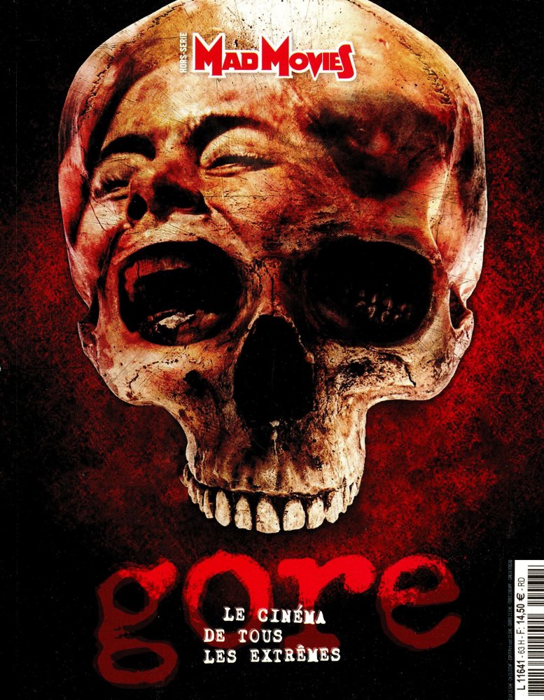 MAD MOVIES magazine side cover Issue 63  Special  November 2021