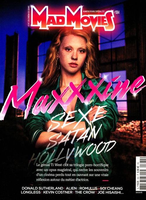 MAD MOVIES magazine side cover Issue 384  July/August 2024