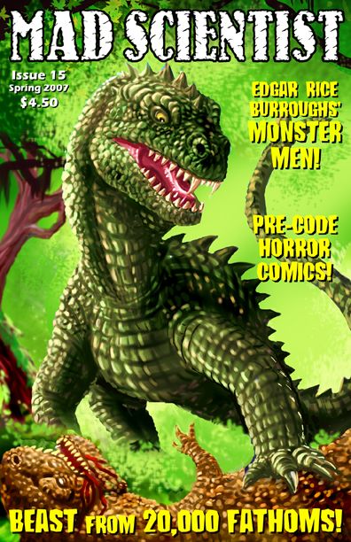 MAD SCIENTIST magazine cover Issue 15 Summer 2007