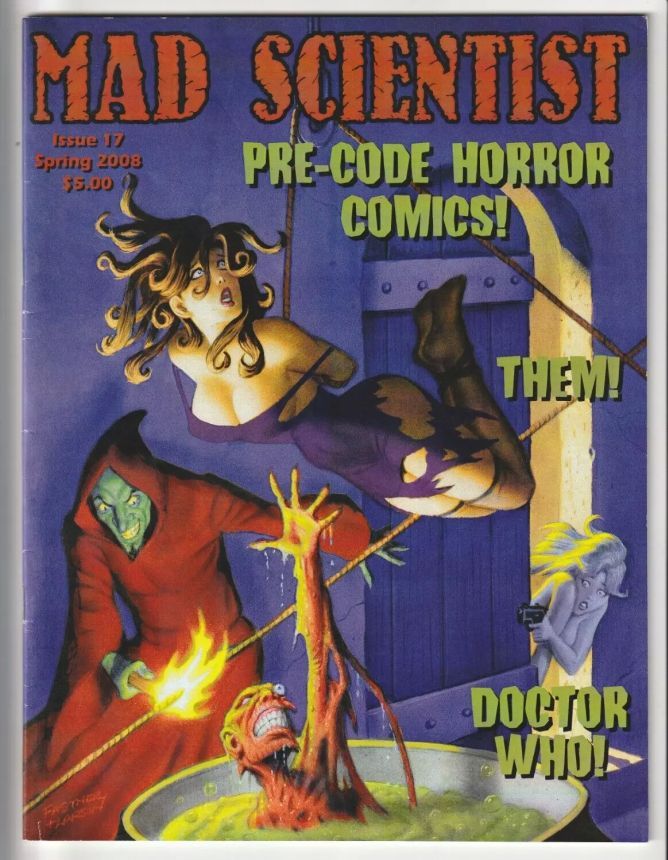 MAD SCIENTIST magazine cover Issue 17 Spring 2008