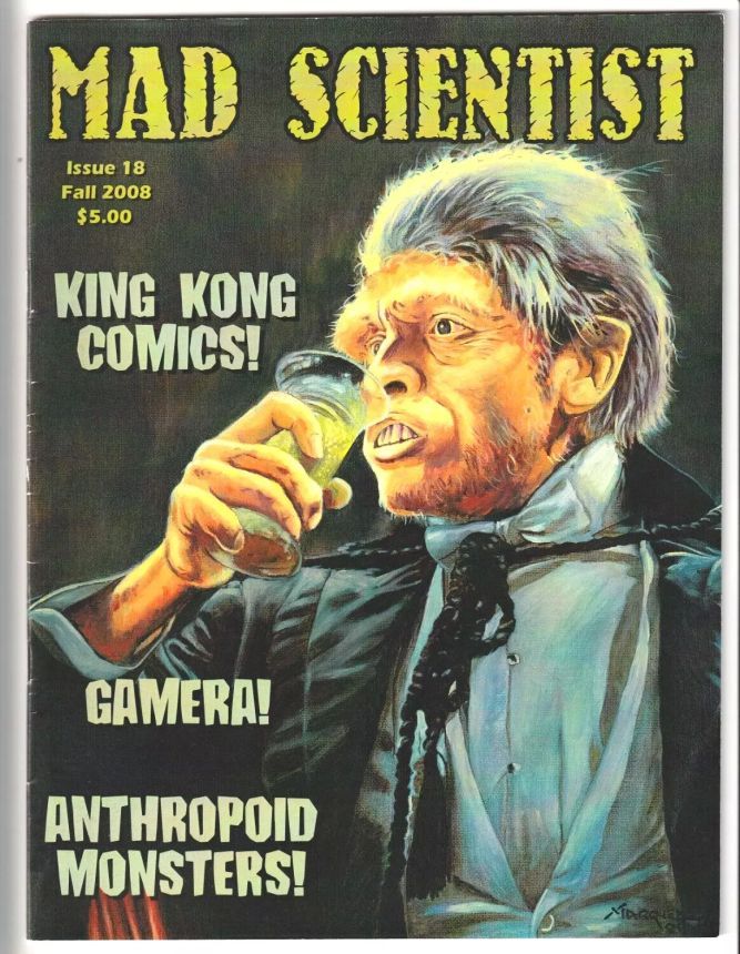 MAD SCIENTIST magazine cover Issue 18 Fall 2008