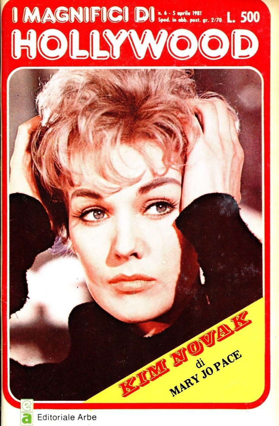 MAGNIFICI DI HOLLYWOOD magazine side cover Issue 6 5 April 1981