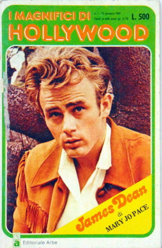 MAGNIFICI DI HOLLYWOOD magazine side cover Issue 1 25 January 1981