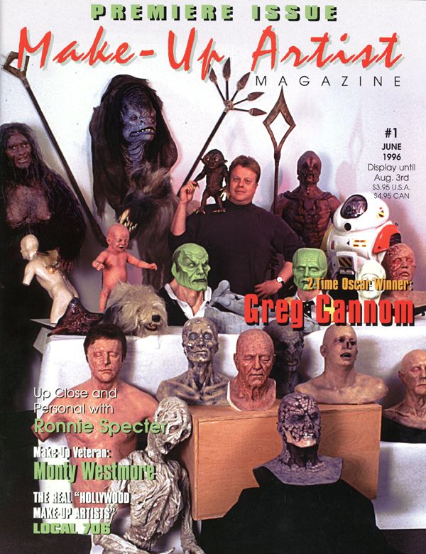 MAKE-UP ARTIST magazine cover Issue 1 June/July 1996