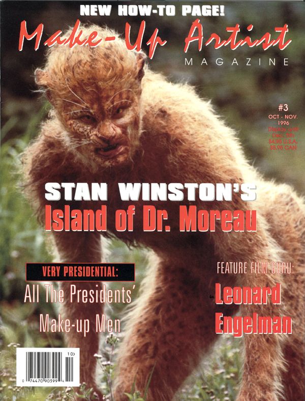 MAKE-UP ARTIST magazine cover Issue 3 October/November 1996