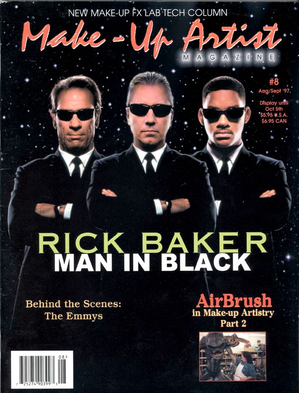MAKE-UP ARTIST magazine cover Issue 8 August/September 1997