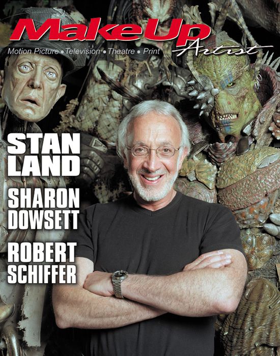 MAKE-UP ARTIST magazine side cover Issue 33 October/November 2001