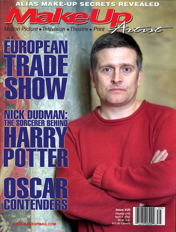 MAKE-UP ARTIST magazine cover Issue 35 February/March 2002