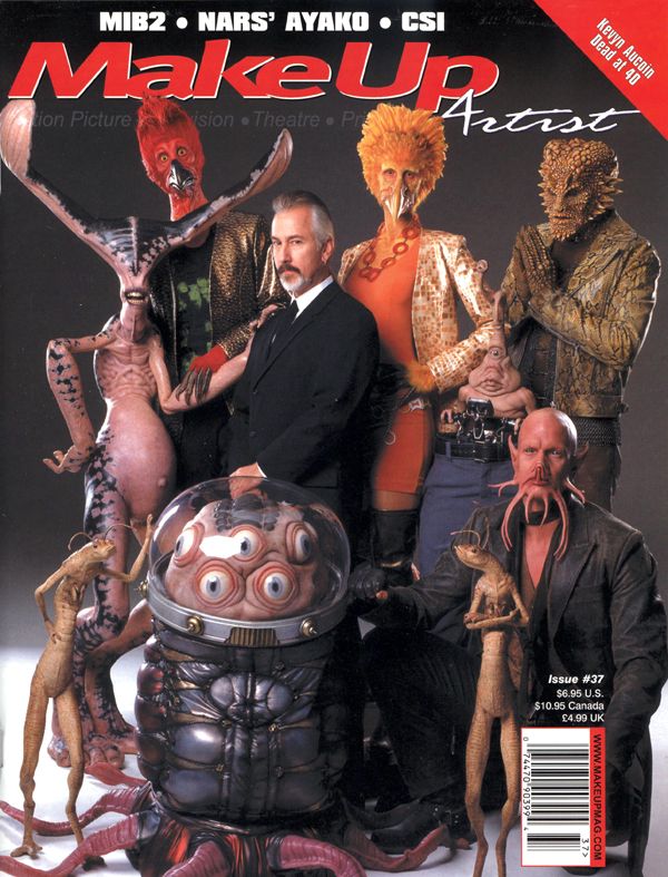 MAKE-UP ARTIST magazine cover Issue 37 June/July 2002