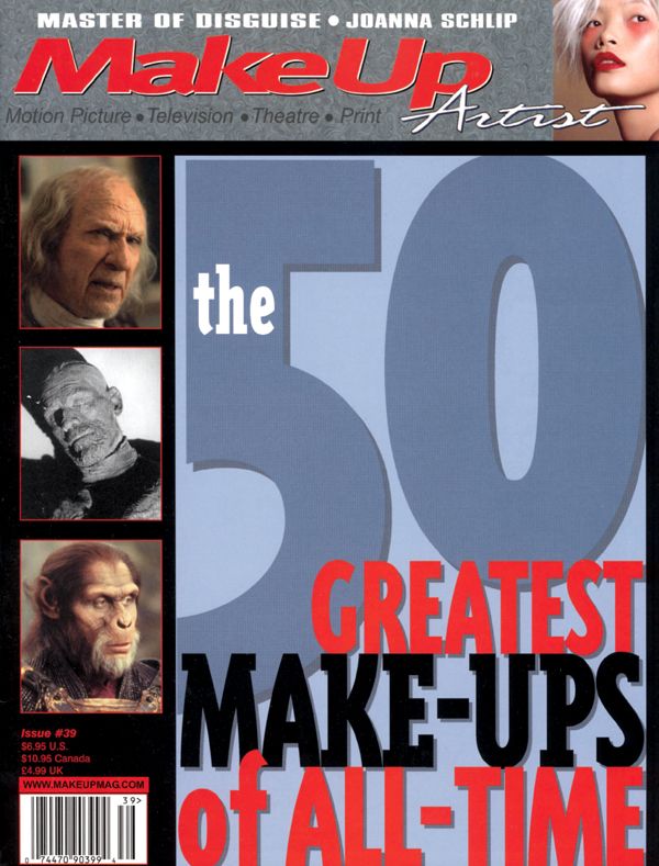 MAKE-UP ARTIST magazine cover Issue 39 October/November 2002
