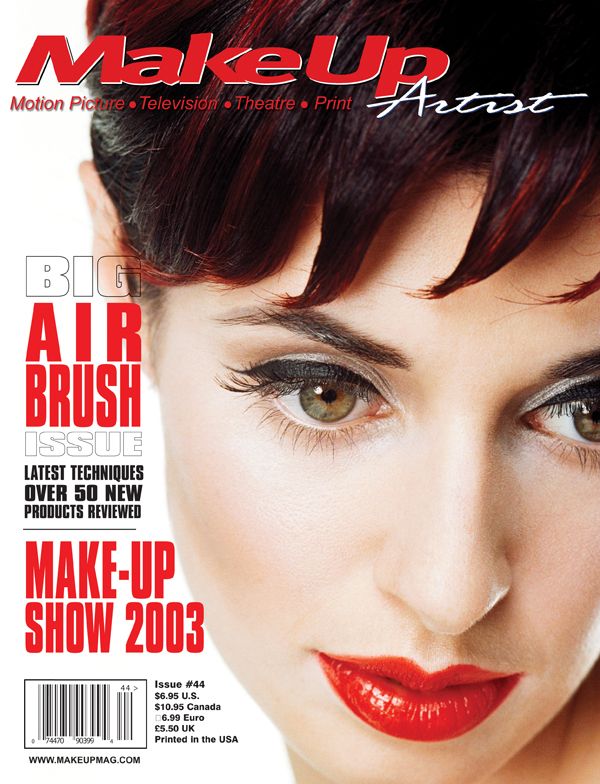 MAKE-UP ARTIST magazine cover Issue 44 August/September 2003