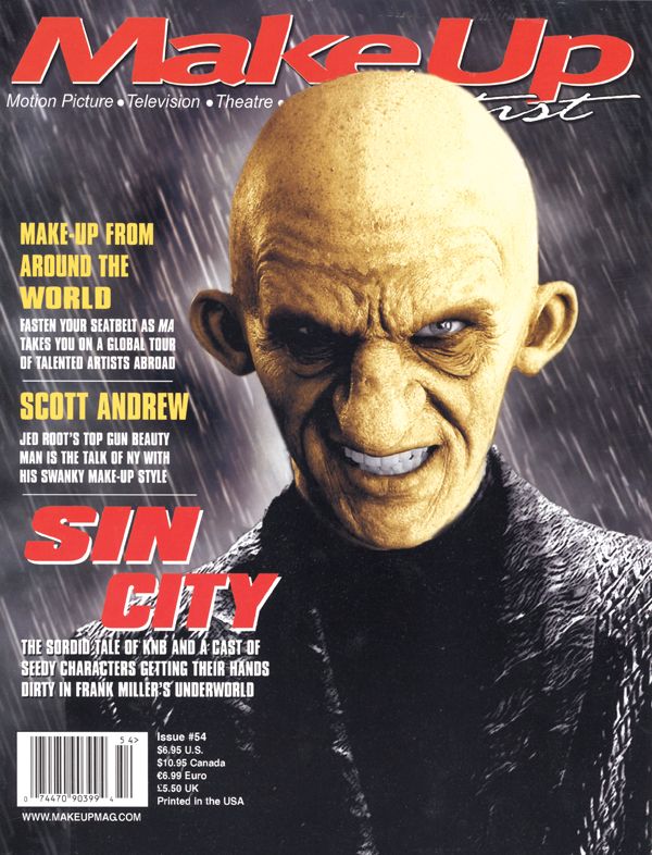 MAKE-UP ARTIST magazine cover Issue 54 April/May 2005