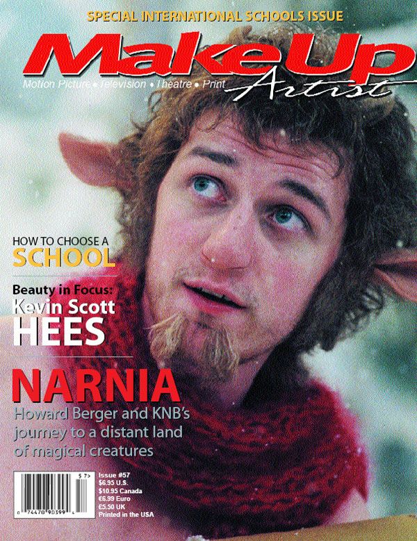 MAKE-UP ARTIST magazine cover Issue 57 October/November 2005