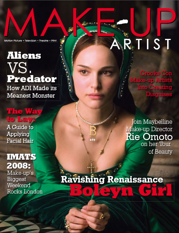 MAKE-UP ARTIST magazine cover Issue 71 March/April 2008