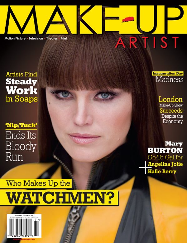MAKE-UP ARTIST magazine cover Issue 77 March/April 2009
