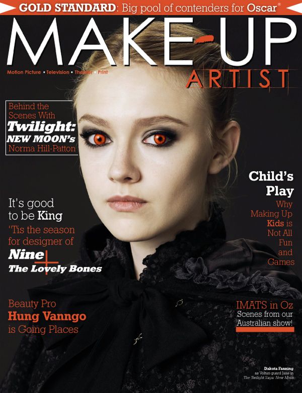MAKE-UP ARTIST magazine cover Issue 81 November/December 2009